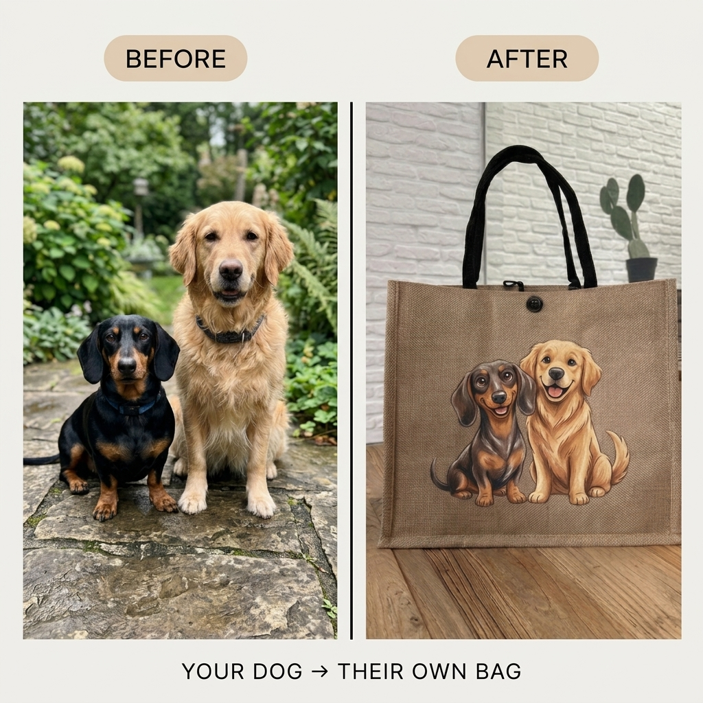 Handmade Custom Tote Bag