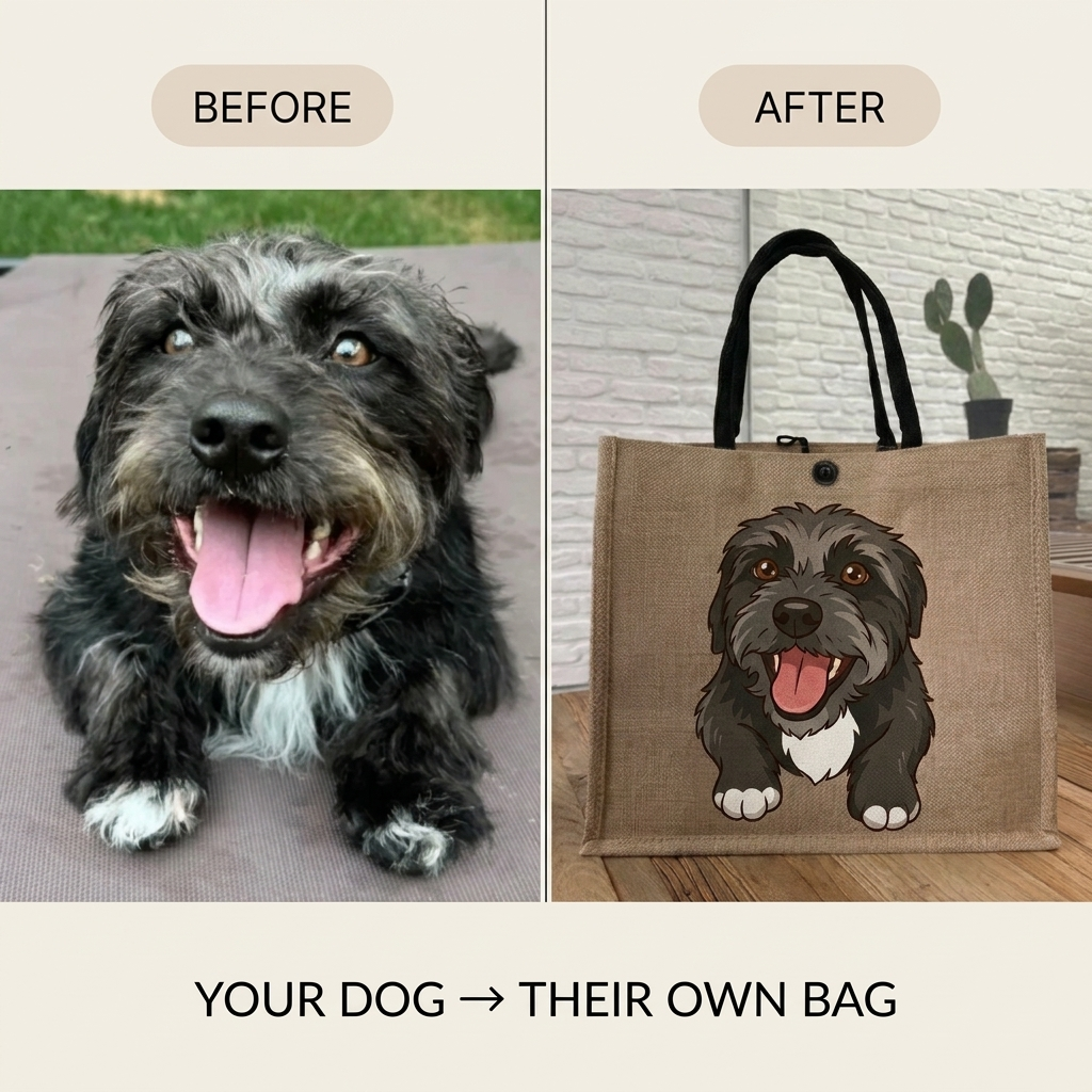 Handmade Custom Tote Bag